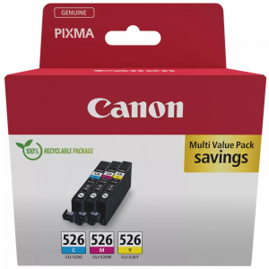 Canon CLI-526 Multi Pack C,M,Y tintapatron (4541B009 / 4541B018)